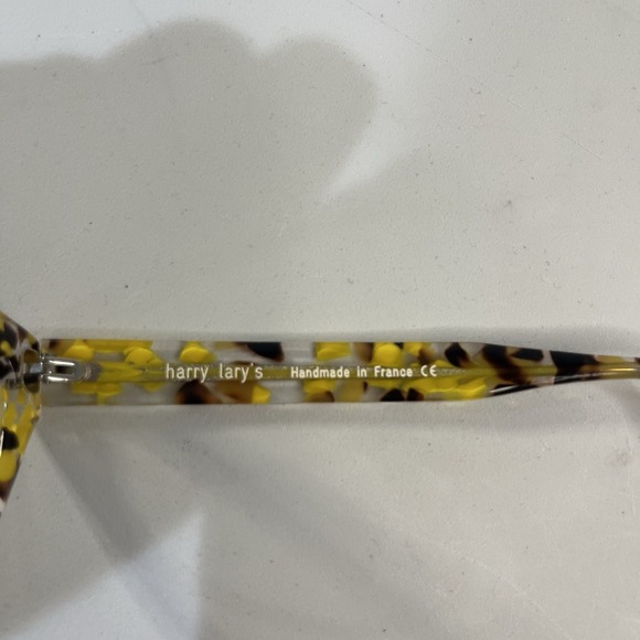 New Harry Larys French Optical Eyewear Elviry Yellow Brown Ability 55 16 26 - Picture 5 of 6